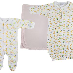 Girls Newborn Baby 3 Pc  Sets Nc_0961l