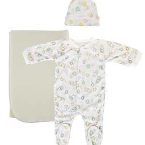 Unisex Newborn Baby 3 Pc  Sets Nc_0968m