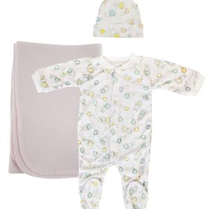 Girls Newborn Baby 3 Pc  Sets Nc_0955m