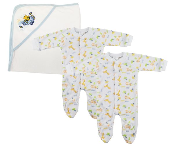 Closed-toe Sleep & Play (pack Of 3 ) Nc_0722s