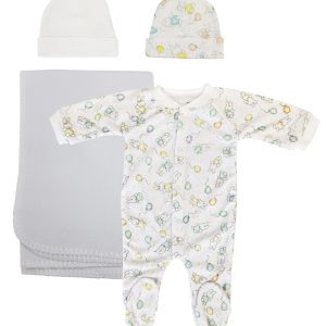 Unisex Newborn Baby 4 Pc  Sets Nc_0964s