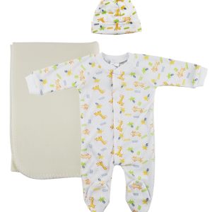 Unisex Newborn Baby 3 Pc  Sets Nc_0972s