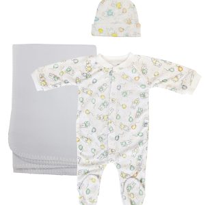 Girls Newborn Baby 3 Pc  Sets Nc_0963l