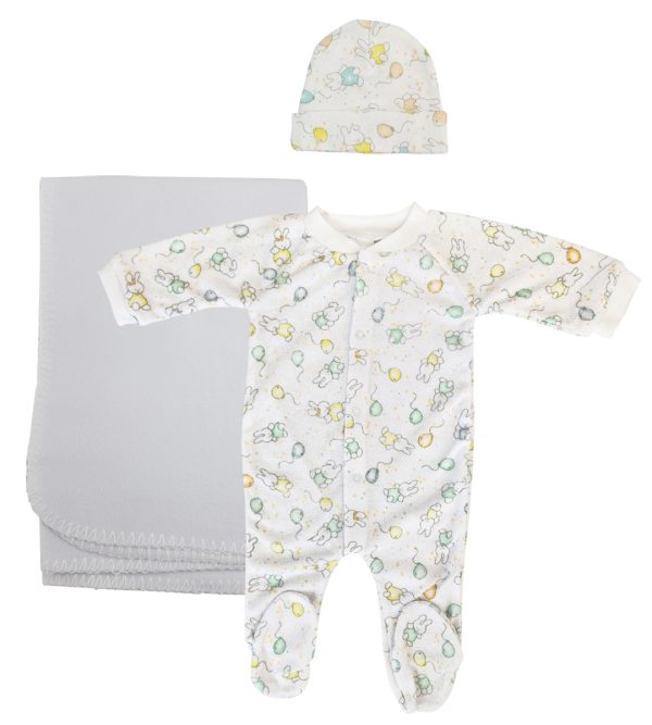 Girls Newborn Baby 3 Pc  Sets Nc_0963l