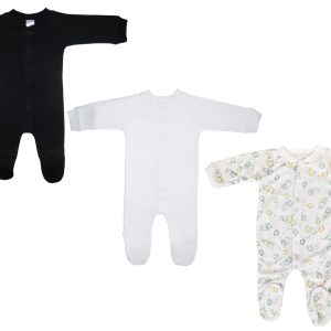 Unisex Closed-toe Sleep & Play (pack Of 3 ) Nc_0718s