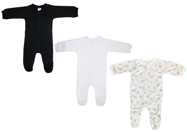 Unisex Closed-toe Sleep & Play (pack Of 3 ) Nc_0718s