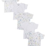 Infant Side Snap Short Sleeve Shirt - 5 Pack Nc_0203n