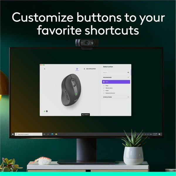 Logitech Signature M650 Wireless Mouse - For Small to Medium Sized Hands, 2-Year Battery, Silent Clicks, Bluetooth, Graphite - Image 6