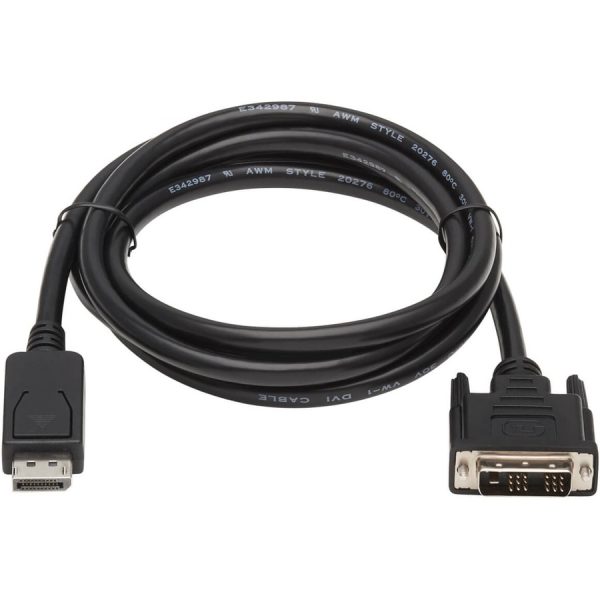 Eaton Tripp Lite Series DisplayPort to DVI Adapter Cable (DP with Latches to DVI-D Single Link M/M), 6 ft. (1.8 m) - Image 2