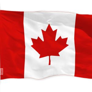 G128 Canada Canadian Flag | 2x3 Ft | LiteWeave Pro Series Printed 150D Polyester | Country Flag, Indoor/Outdoor, Vibrant Colors, Brass Grommets, Thicker and More Durable Than 100D 75D Polyester