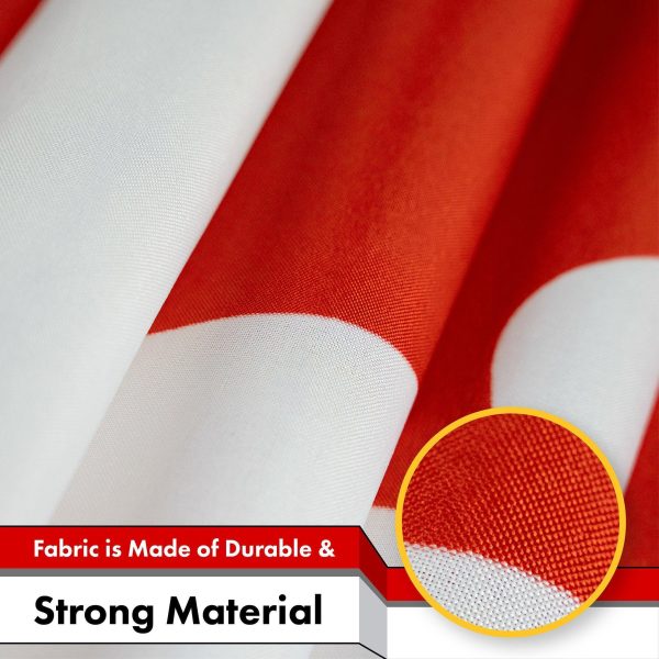 G128 Canada Canadian Flag | 2x3 Ft | LiteWeave Pro Series Printed 150D Polyester | Country Flag, Indoor/Outdoor, Vibrant Colors, Brass Grommets, Thicker and More Durable Than 100D 75D Polyester - Image 4