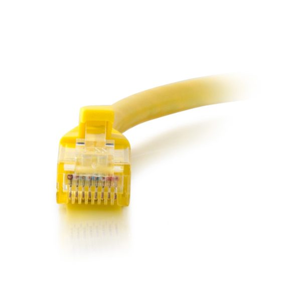 C2G 50ft Cat6a Snagless Unshielded UTP Network Patch Ethernet Cable-Yellow - Image 3