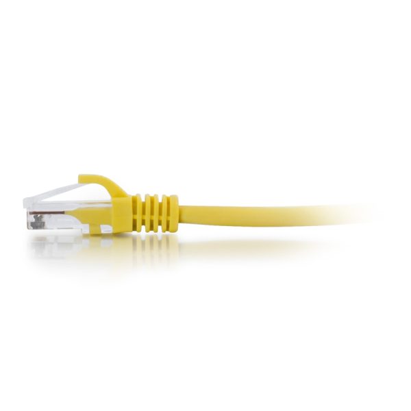 C2G 50ft Cat6a Snagless Unshielded UTP Network Patch Ethernet Cable-Yellow - Image 4
