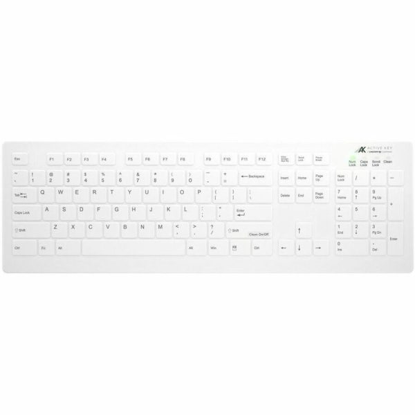 CHERRY AK-C8112 Medical Keyboard Wireless, Disinfectable, Full Sized, White - Image 2