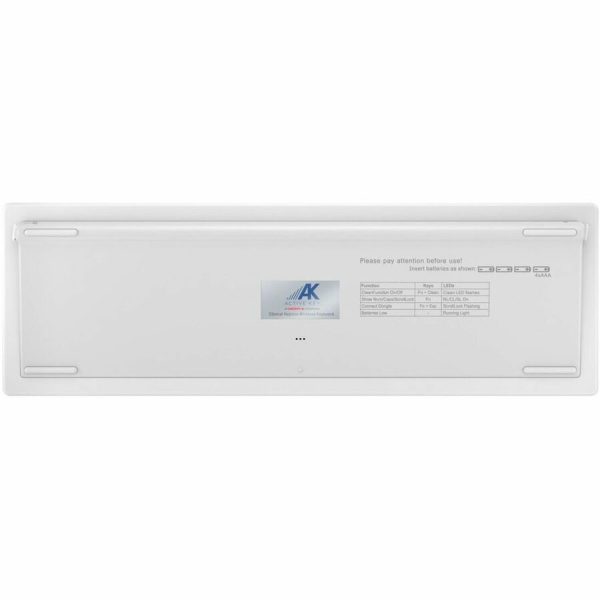 CHERRY AK-C8112 Medical Keyboard Wireless, Disinfectable, Full Sized, White - Image 3