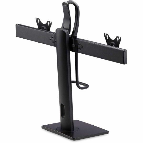 StarTech.com Crossbar Dual Monitor Desk Stand For 27inch Screens, Max Cap 26.4lb, VESA Mount 75x75/100x100, Toolless Height Adjustment - Image 10