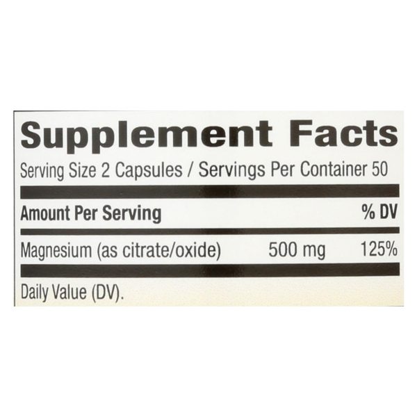 Nature's Way - Magnesium Complex - 100 Capsules - Image 2