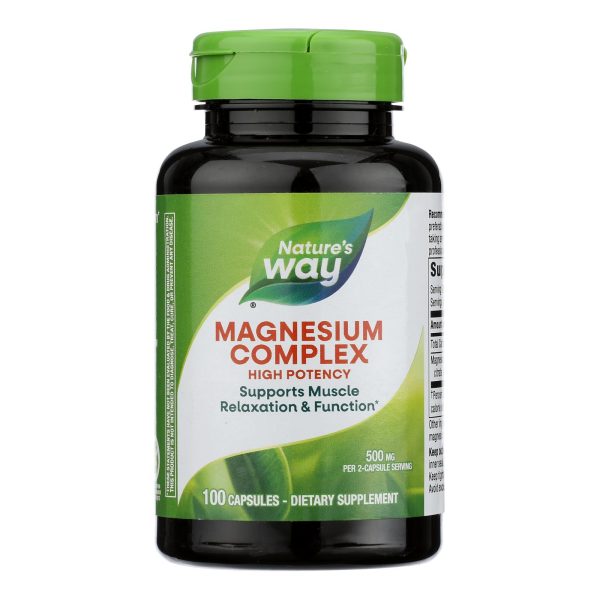 Nature's Way - Magnesium Complex - 100 Capsules - Image 3