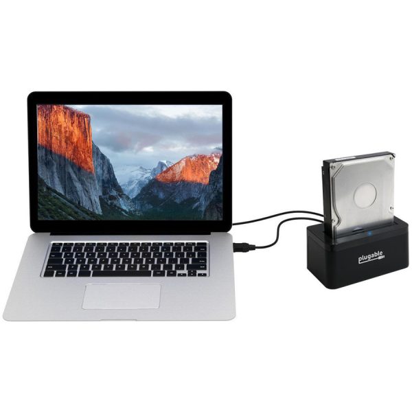 Plugable USB 3.1 Gen 2 10Gbps SATA Upright Hard Drive Dock and SSD Dock - Image 4