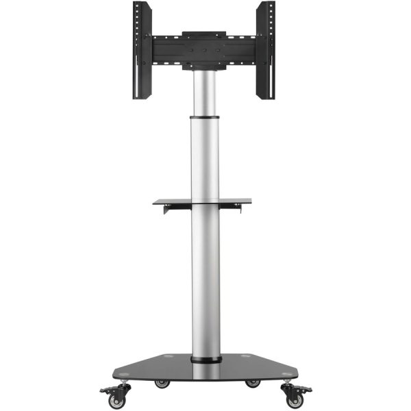 Eaton Tripp Lite Series Premier Rolling TV Cart for 37" to 70" Displays, Black Glass Base and Shelf, Locking Casters - Image 8
