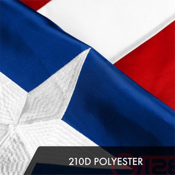 Puerto Rico Puerto Rican Flag 3x5 Ft 5-Pack Embroidered Polyester By G128 - Image 4