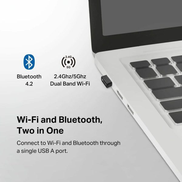 TP-Link Archer T2UB Nano - Nano 2-in-1 USB WiFi Bluetooth Adapter AC600 - Image 4