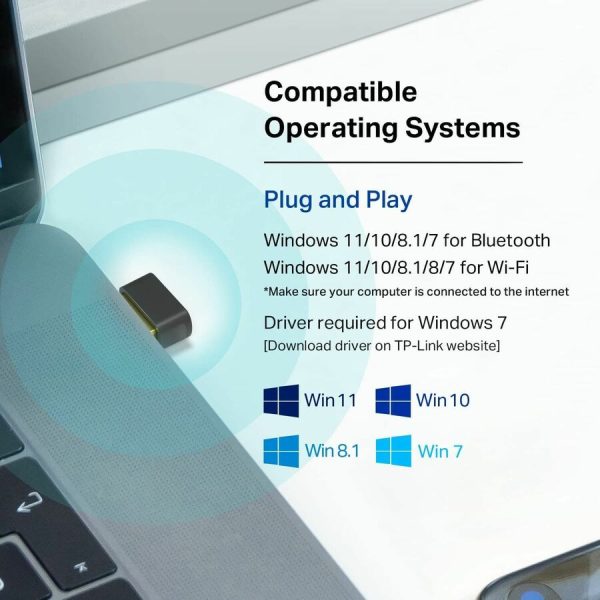 TP-Link Archer T2UB Nano - Nano 2-in-1 USB WiFi Bluetooth Adapter AC600 - Image 6