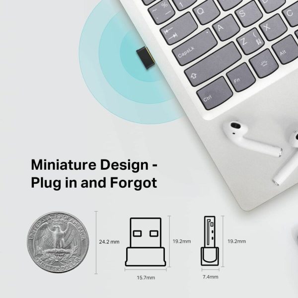TP-Link Archer T2UB Nano - Nano 2-in-1 USB WiFi Bluetooth Adapter AC600 - Image 8
