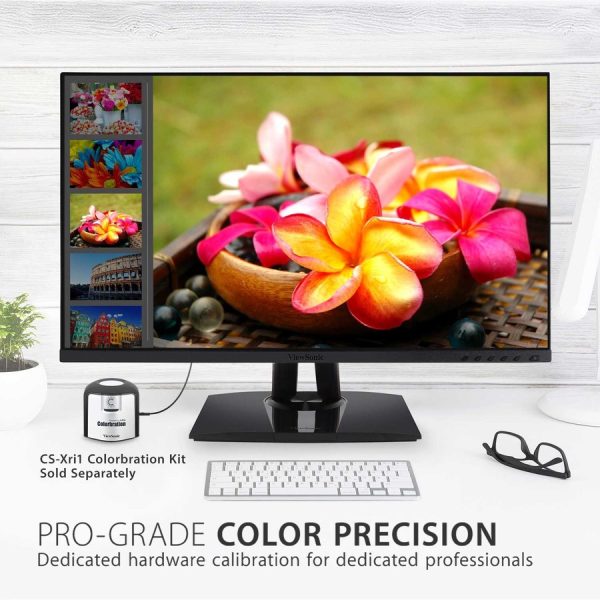 ViewSonic VP2756-4K 27 Inch 4K UHD IPS Ergonomic Monitor with Ultra-Thin Bezels, Color Accuracy, Pantone Validated, 60W USB C - Image 9