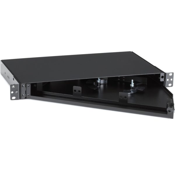Black Box Rackmount Fiber Shelf, 1U, 3-Adapter Panel - Image 3
