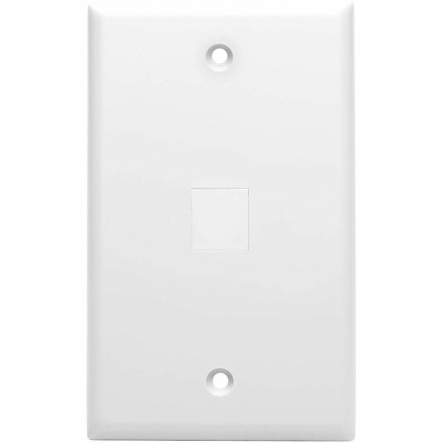 Eaton Tripp Lite Series Snap-In Blank Keystone Jack Insert, White, 10 Pack, TAA - Image 3