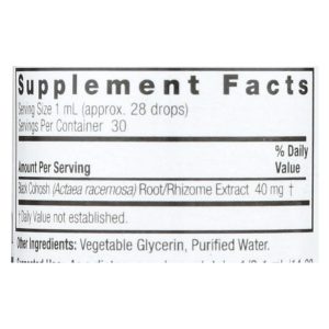Nature's Answer - Black Cohosh Root Alcohol Free - 1 fl oz