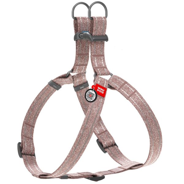 Re Cotton Dog Harness Eco Friendly Dog Harness for Small Dogs Medium & Large Dogs   Reflective Dog Harness with QR ID Tag   Puppy Harness with Adjustable Size for Male & Female Dogs