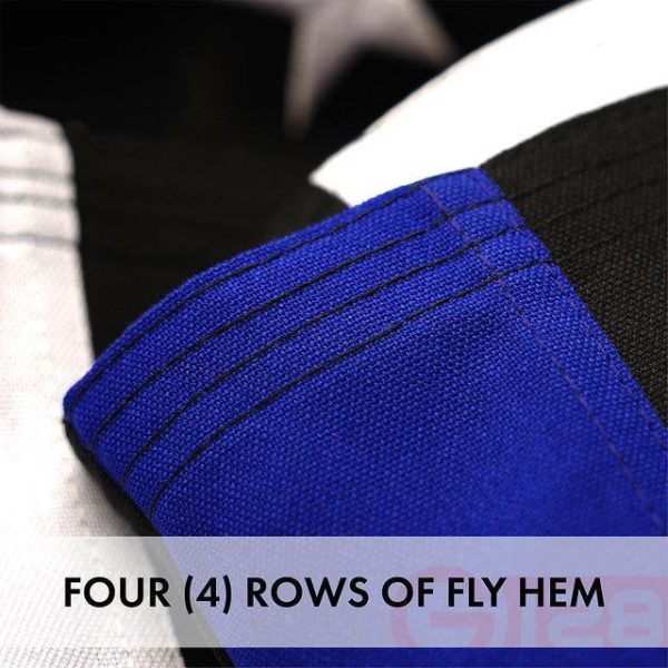 Thin Blue Line Flag 3x5 Ft 10-Pack Embroidered Spun Polyester By G128 - Image 4