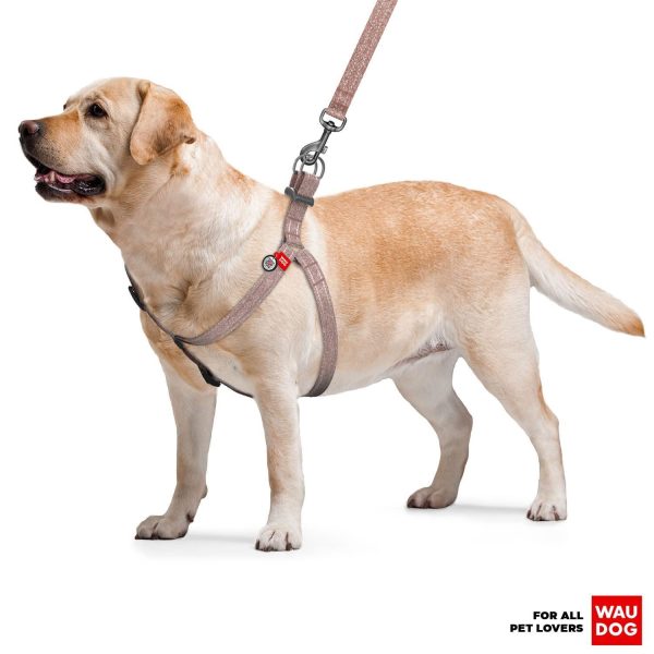 Re Cotton Dog Harness Eco Friendly Dog Harness for Small Dogs Medium & Large Dogs   Reflective Dog Harness with QR ID Tag   Puppy Harness with Adjustable Size for Male & Female Dogs - Image 7
