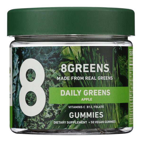 8greens - Gummies Daily Grns Apple - EA of 1-50 CT - Image 2