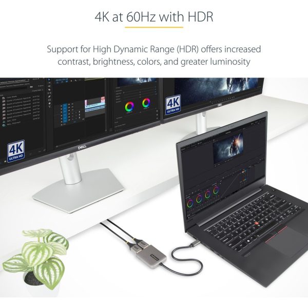 StarTech.com USB-C to Dual DisplayPort 1.4 Adapter, USB Type-C Multi-Monitor MST Hub, Dual 5K 60Hz DP Display Extender / Splitter, Windows - Image 9