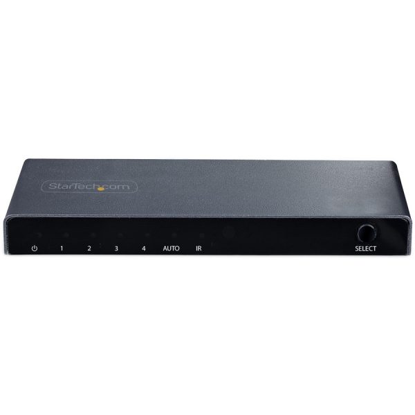 StarTech.com 4-Port 8K HDMI Switch, HDMI 2.1 Switcher 4K 120Hz HDR10+, 8K 60Hz UHD, HDMI Switch 4 In 1 Out, Auto/Manual Source Switching - Image 4