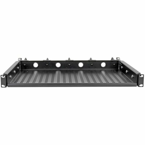 Eaton Tripp Lite Series SmartRack Cantilevered Steel Rack Shelf - 1U, Vented, Integrated Cable Rings, 14.2 in. Deep, Holds up to 50 lbs (22.2 kgs) - Image 3