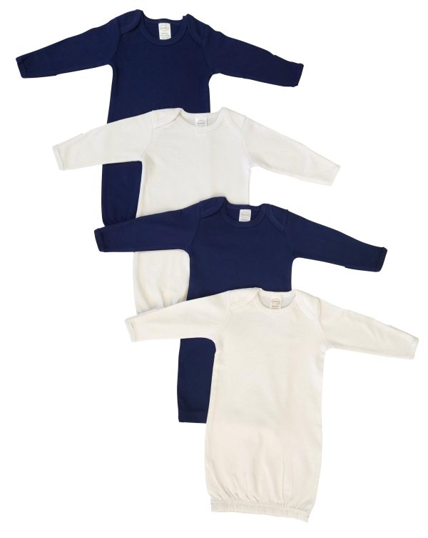 Unisex Newborn Baby 4 Piece Gown Set Nc_0889
