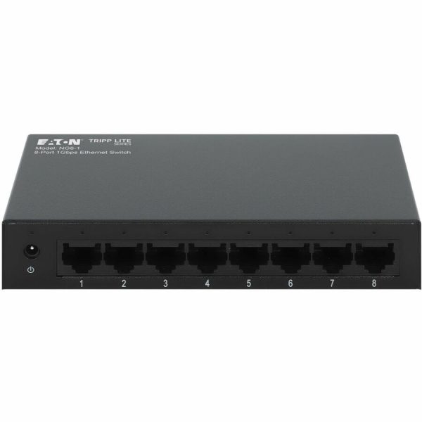 Eaton Tripp Lite Series 8-Port 10/100/1000 Mbps Desktop Gigabit Ethernet Unmanaged Switch, Metal Enclosure - Image 3