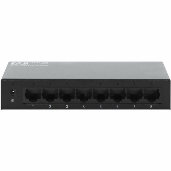 Eaton Tripp Lite Series 8-Port 10/100/1000 Mbps Desktop Gigabit Ethernet Unmanaged Switch, Metal Enclosure - Image 5