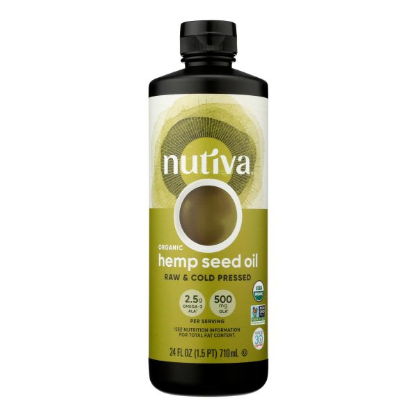Nutiva Hemp Oil, Cold-Pressed  - 1 Each - 24 FZ