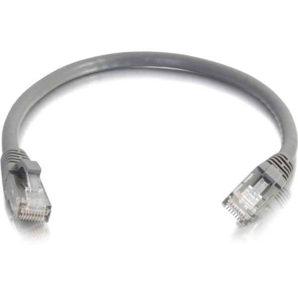 C2G 5ft Cat6 Ethernet Cable - Snagless Unshielded (UTP) - Gray - Image 2
