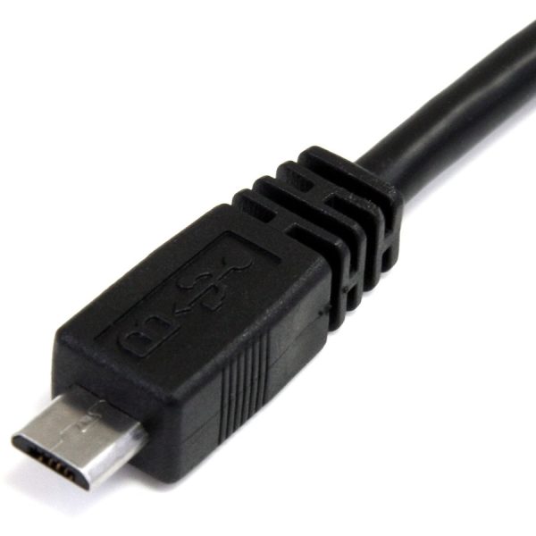 StarTech.com 1 ft USB Y Cable for External Hard Drive - Dual USB A to Micro B - Image 3