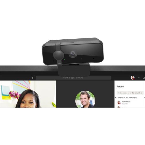 Lenovo Essential Webcam - 2 Megapixel - Black - USB 2.0 - 1 Pack(s) - Image 2