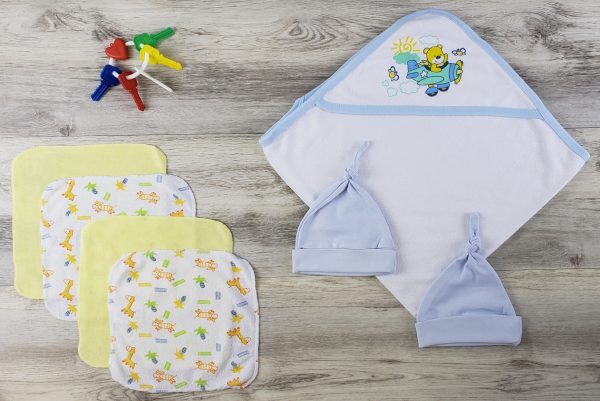 Hooded Towel, Hats And Wash Cloths Ls_0619