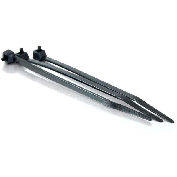 C2G 4in Cable Tie Multipack (100 pack) - Black - Image 2