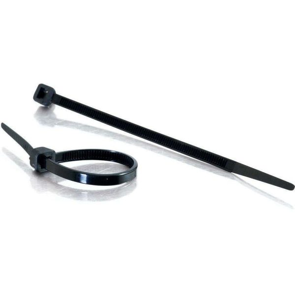 C2G 4in Cable Tie Multipack (100 pack) - Black - Image 3