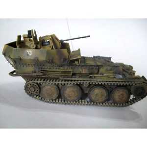 Sd Kfz 140 Ausf M Flakpanzer 38(t) Gepard German Tank Model Kit 1 35 Scale   Military WW2 Tank Miniatures Plastic Model Set Army Vehicle Building Kit with Assembly Instructions in Russian Language